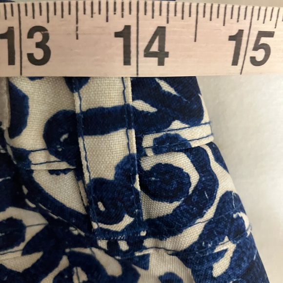 Burton Vida blue white rustic print snowboard ski pants  XS - Picture 9 of 11